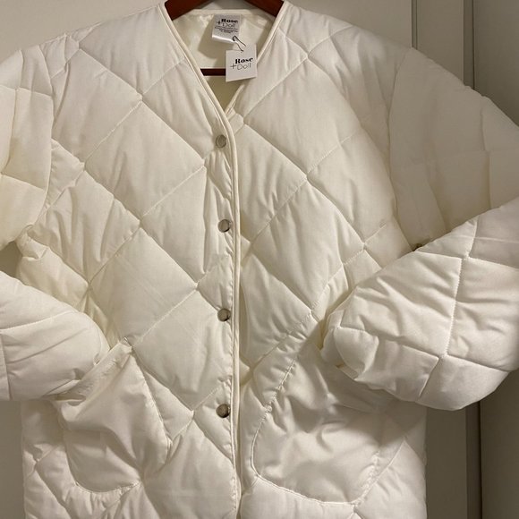Soft Quilted Bomber Jacket - Picture 3 of 8